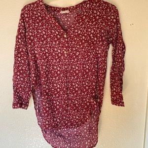 STUNNING BURGUNDY BLOUSE